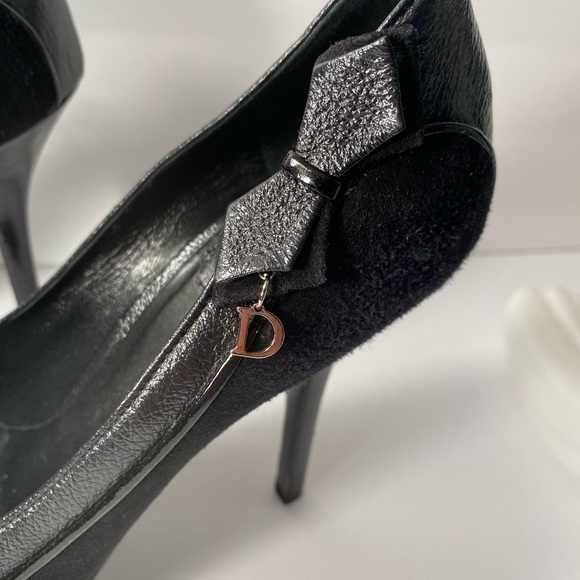 Christian Dior pumps heels black 40.5 - Picture 7 of 11